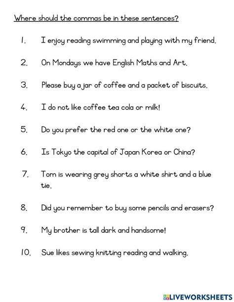 tumbex navajo|Commas In A List Worksheet Full PDF.